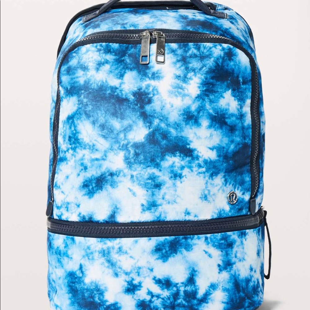 RARE Tie dye Lululemon city adventurer backpack